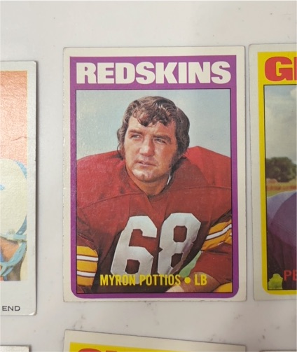 1972 Topps #243 Myron Pottios — front