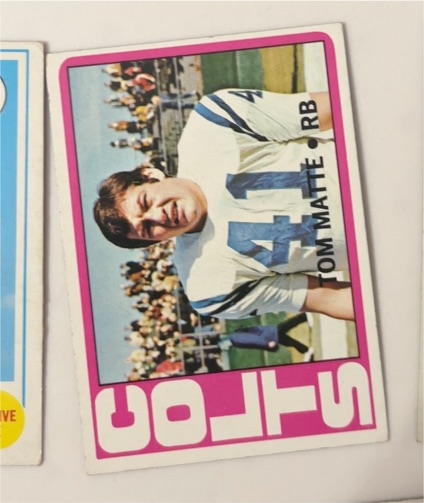 1972 Topps #216 Tom Matte — front