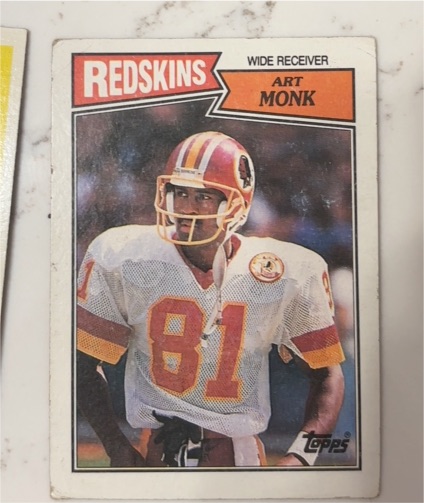 1987 Topps #69 Art Monk — front