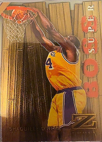 1997-98 Skybox Z-Force #14 of 20 Shaquille O'Neal — front