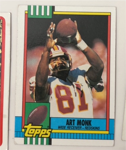 1990 Topps #126 Art Monk — front
