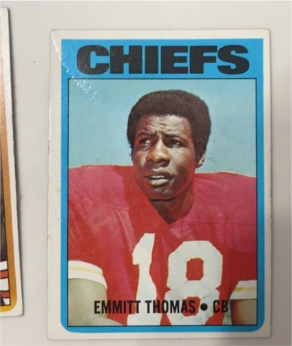 1972 Topps #157 Emmitt Thomas Rookie — front