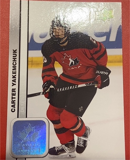 2023 Upper Deck Team Canada Juniors #36 Carter Yakemchuk — front