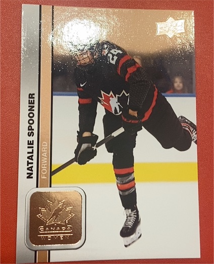 2023-24 Upper Deck Team Canada Juniors #56 Natalie Spooner — front