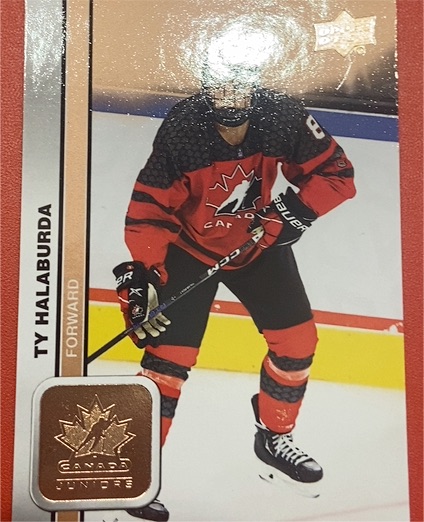 2023-24 Upper Deck Team Canada Juniors #21 Ty Halaburda — front