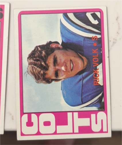 1972 Topps Football #141 Rick Volk — front