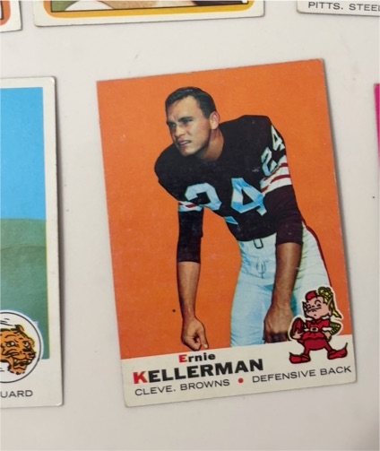 1969 Topps #96 Ernie Kellerman — front