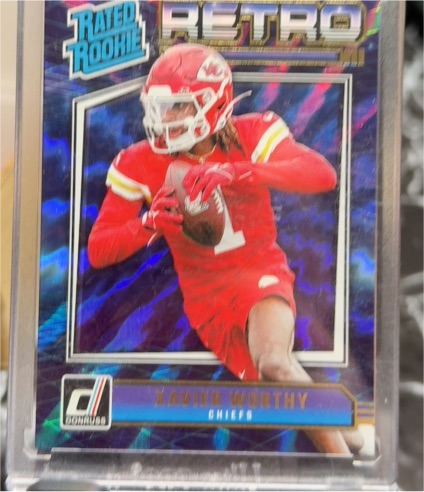 2024 Donruss #14 Xavier Worthy Rated Rookie Retro — front