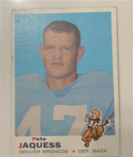 1969 Topps #261 Pete Jaquess — front