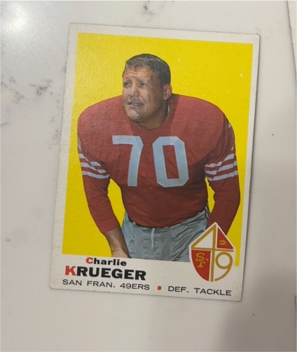 1969 Topps #260 Charlie Krueger — front