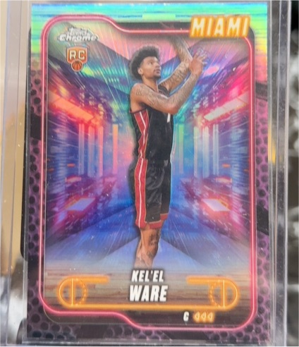 2024-25 Topps Chrome #103 Kel'el Ware — front