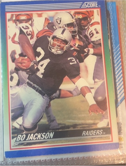 1990 Score #10 Bo Jackson — front