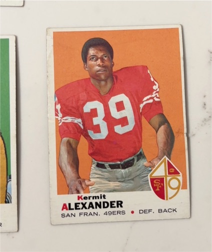 1969 Topps #179 Kermit Alexander — front