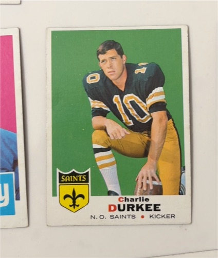 1969 Topps #257 Charlie Durkee — front