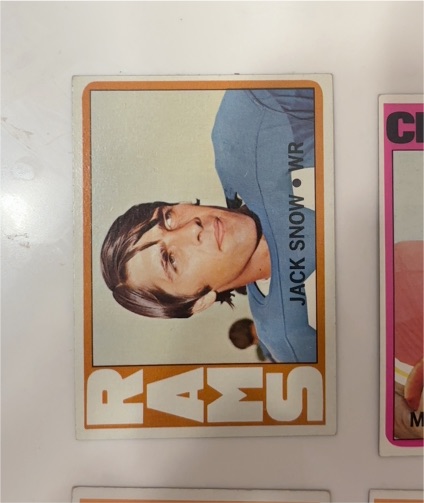 1972 Topps #152 Jack Snow — front