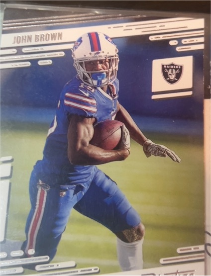 2021 Panini Prestige #139 John Brown Las Vegas Raiders — front