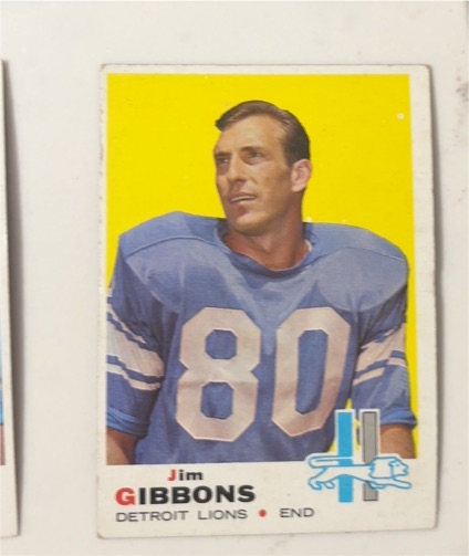 1969 Topps #189 Jim Gibbons — front