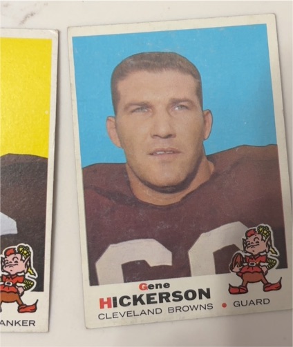 1969 Topps #209 Gene Hickerson — front