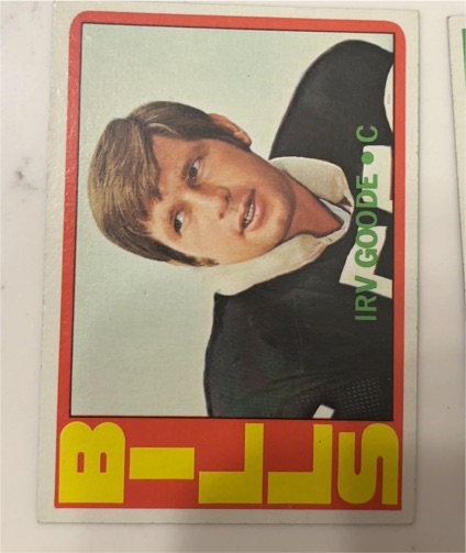 1972 Topps #214 Irv Goode — front