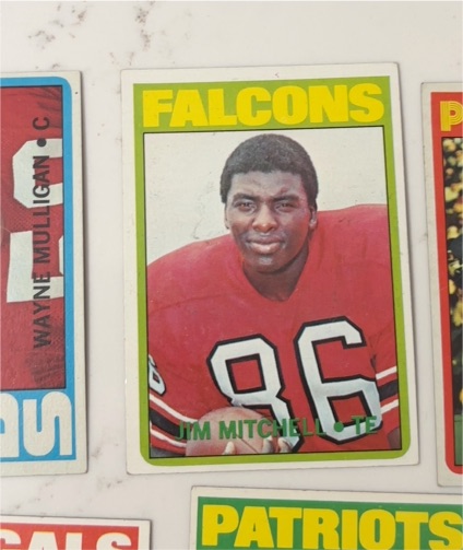 1972 Topps Football #227 Jim Mitchell — front