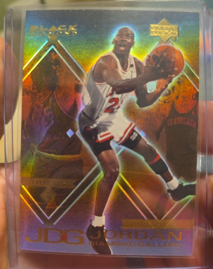 1999-00 Upper Deck Black Diamond Michael Jordan Diamond Gallery #DG1 — front