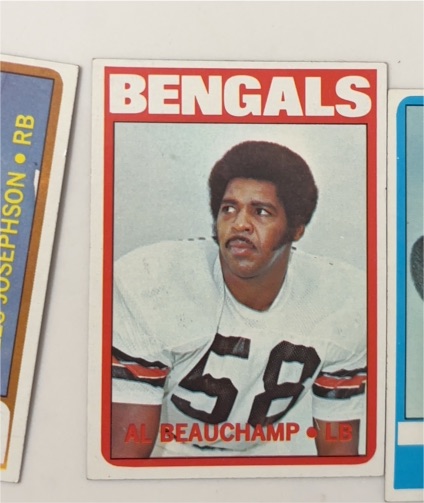 1972 Topps Football #153 Al Beauchamp — front