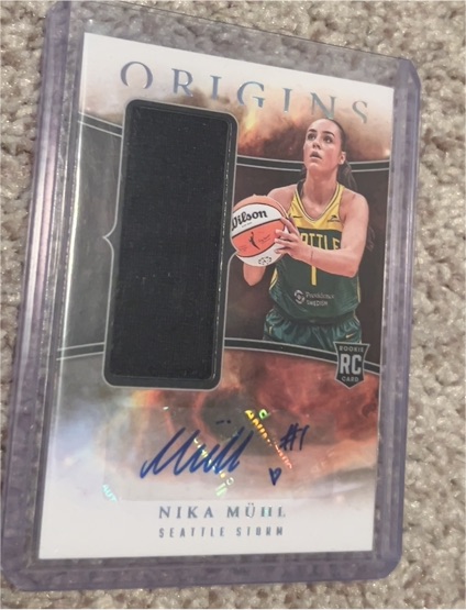 2024 Panini Origins WNBA #JA-NKM Nika Mühl — front