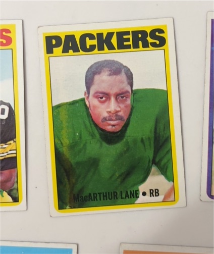 1972 Topps #151 MacArthur Lane Green Bay Packers — front