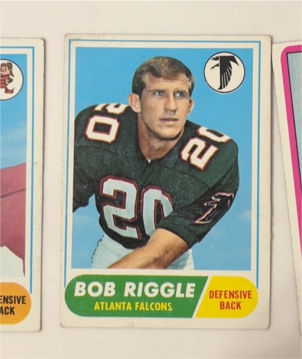 1968 Topps Football #73 Bob Riggle — front