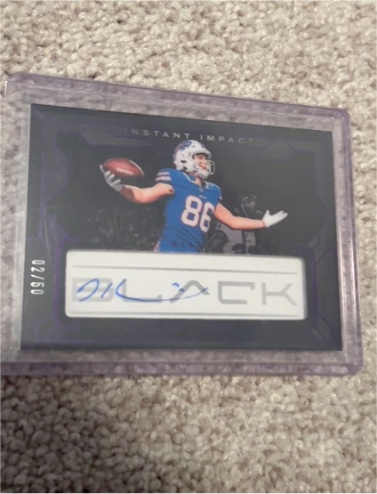 2024 Panini Black Instant Impact #Dylan McDuffie — front