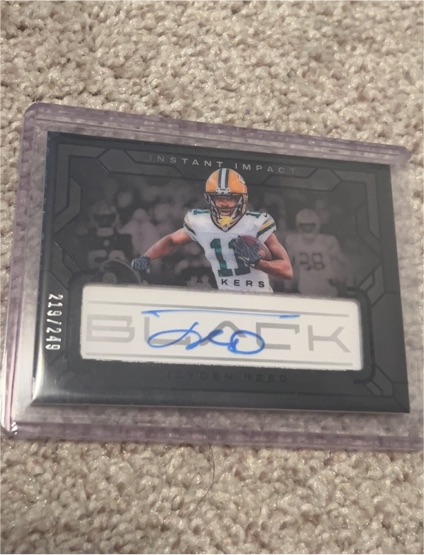 2024 Panini Black Instant Impact #III-JRD Jayden Reed — front