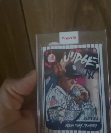 2021 Topps Project 70 #58 Aaron Judge by Gregory Siff — front