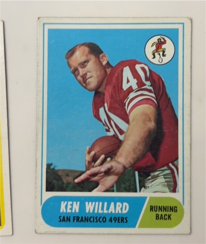 1968 Topps #34 Ken Willard — front