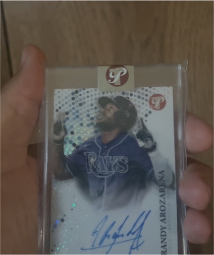 2022 Topps Pristine Autographs #PA-RA Randy Arozarena — front