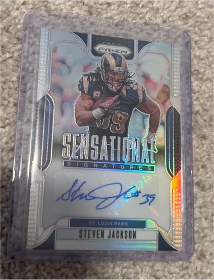 2024 Panini Prizm Sensational Signatures #SSSJN Steven Jackson — front