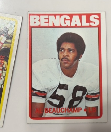 1972 Topps Football #153 Al Beauchamp — front