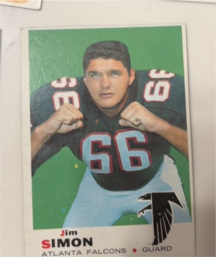 1969 Topps #184 Jim Simon — front