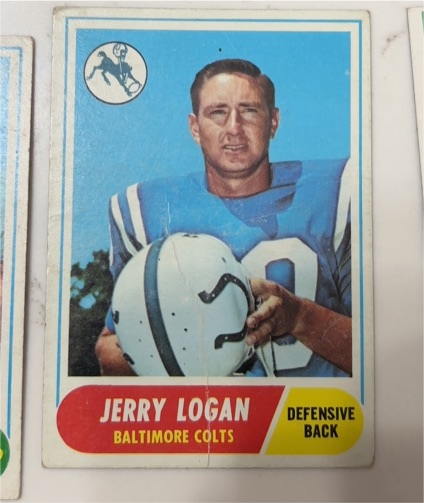 1968 Topps #47 Jerry Logan — front