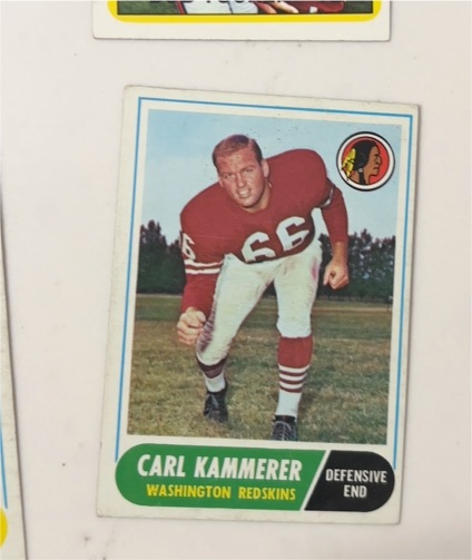 1968 Topps #10 Carl Kammerer — front
