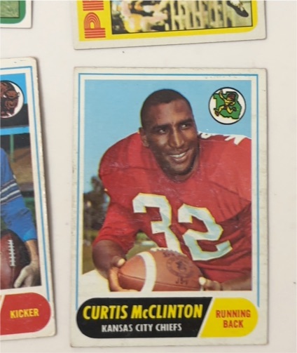 1968 Topps #67 Curtis McClinton — front