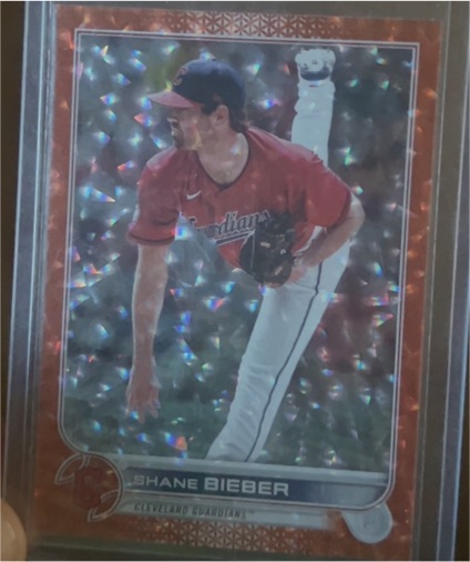2022 Topps Chrome #208 Shane Bieber — front