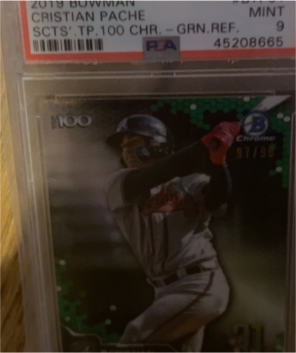 2019 Bowman Chrome TP-100 Cristian Pache — front