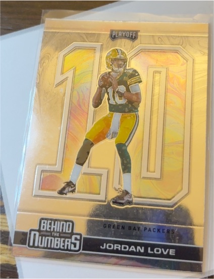 2020 Panini Playoff Behind the Numbers #BTN-27 Jordan Love — front