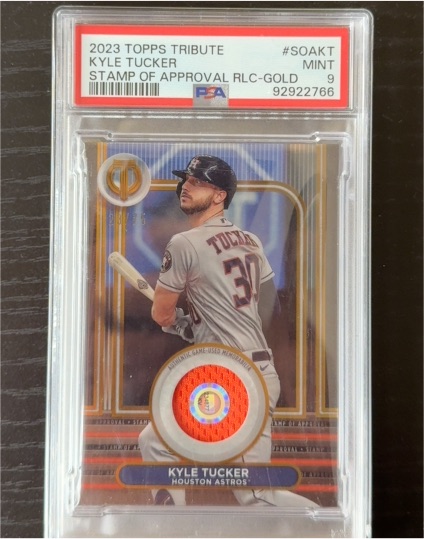2023 Topps Tribute #SOAKT Kyle Tucker — front