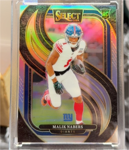 2024 Panini Select #116 Malik Nabers Premier Level Rookie — front