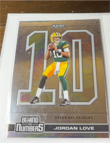2020 Panini Playoff Behind the Numbers #27 Jordan Love — front