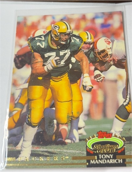 1992 Topps Stadium Club #168 Tony Mandarich — front