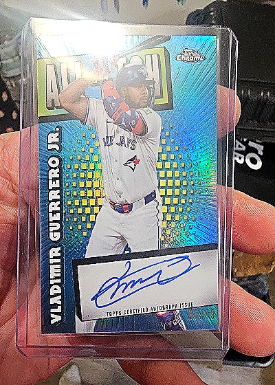 2023 Topps Chrome Autograph #AC-VGJ Vladimir Guerrero Jr. — front
