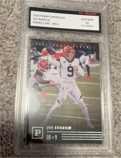 2020 Panini Chronicles #PA-1 Joe Burrow — front