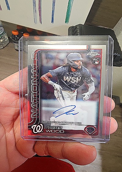 2025 Topps Chrome #RA-JWO James Wood — front